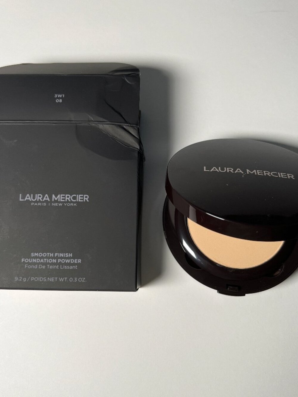 Laura Mercier 3W1 08 Smooth Finish Foundation Powder Full Regular Size